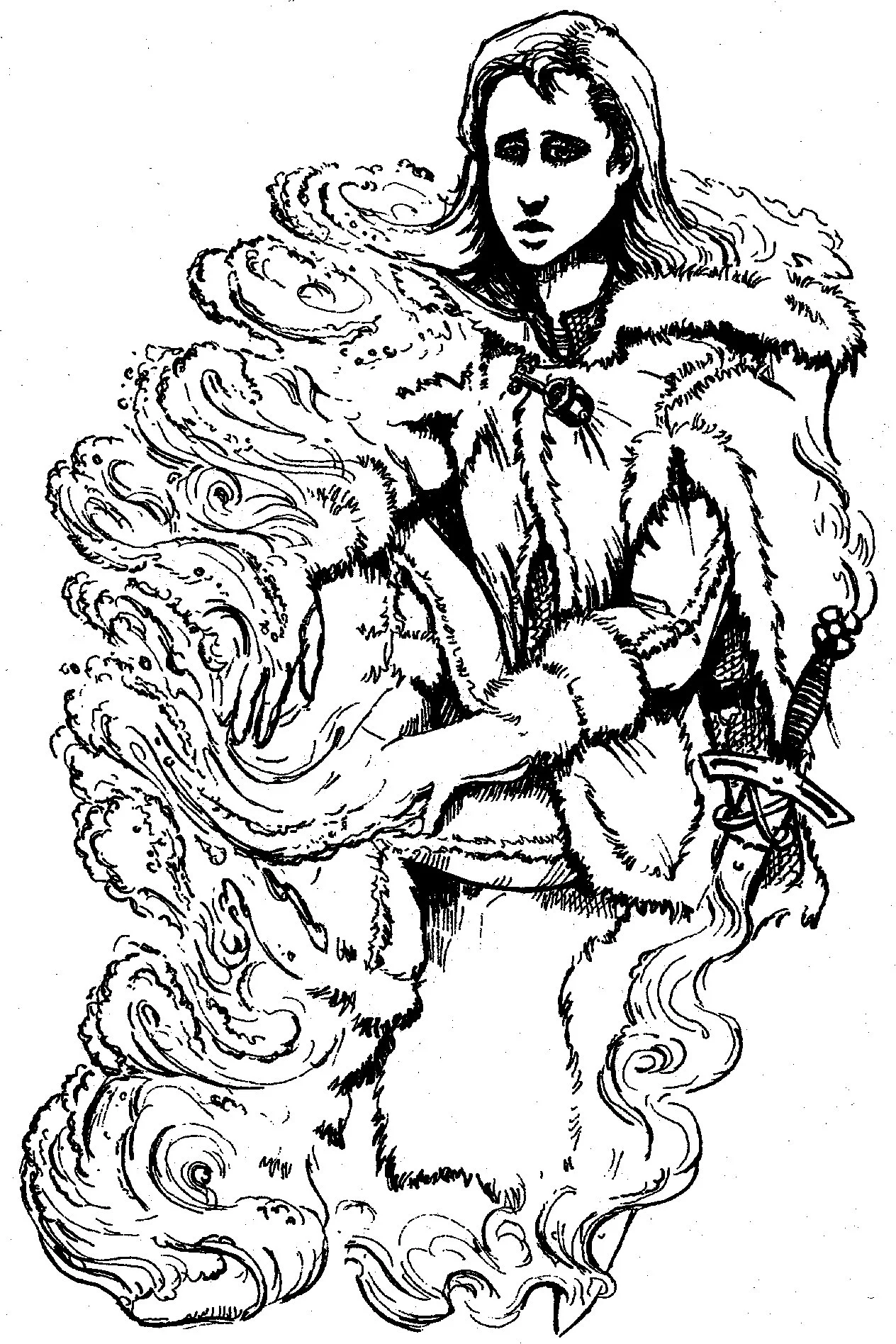 Frost Wight / Dragon #246, апрель 1998 г. TSR Inc. / Джордж Врбанич