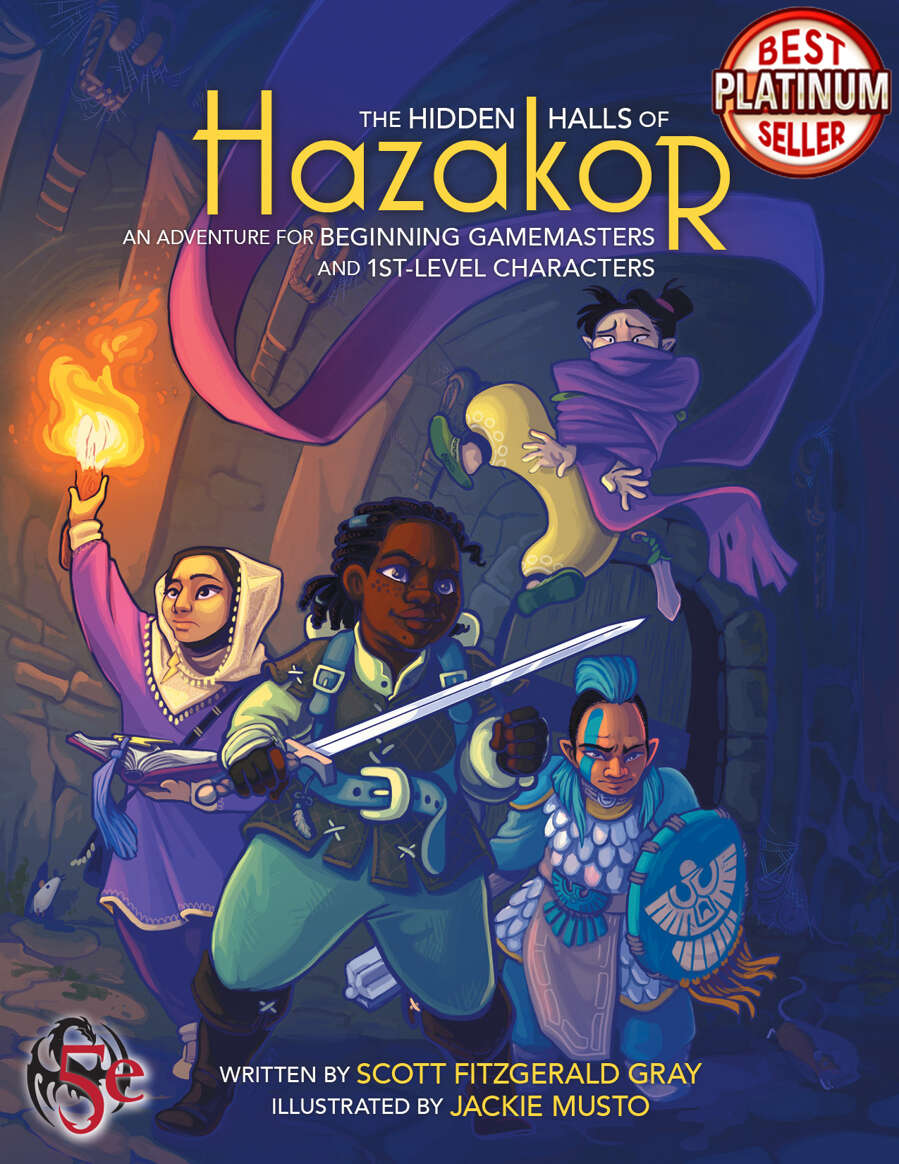 Обложка приключения The Hidden Halls of Hazacor