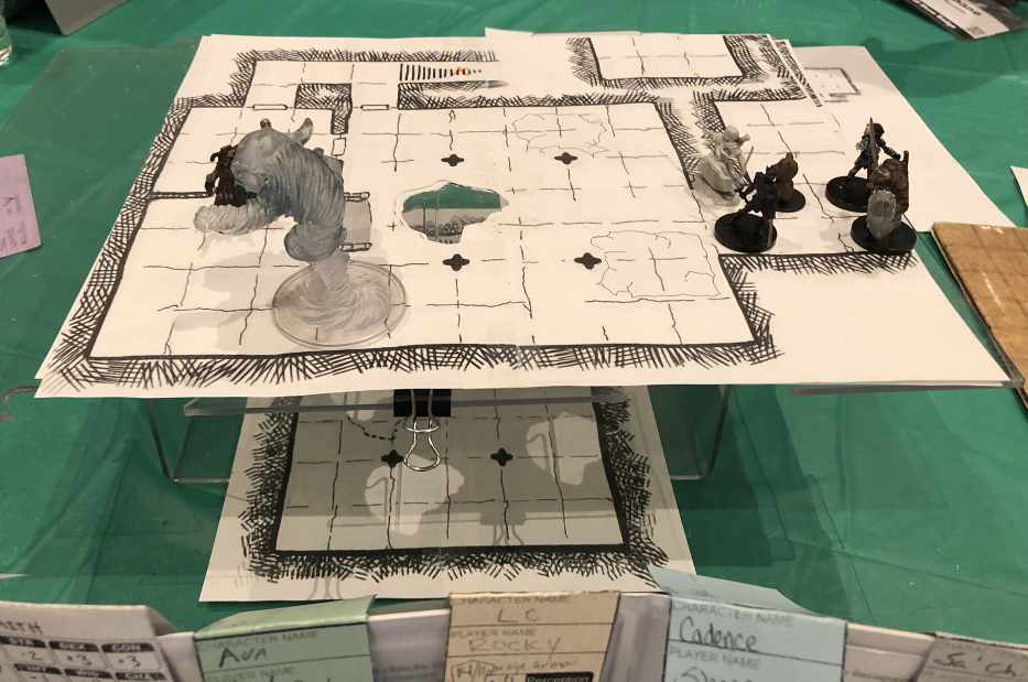 Битва из Curse of Vecna на Winter Fantasy