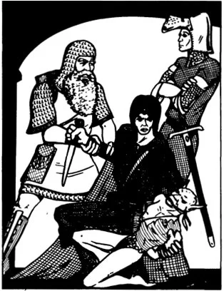 Вор наносит удар в спину в Basic D&D