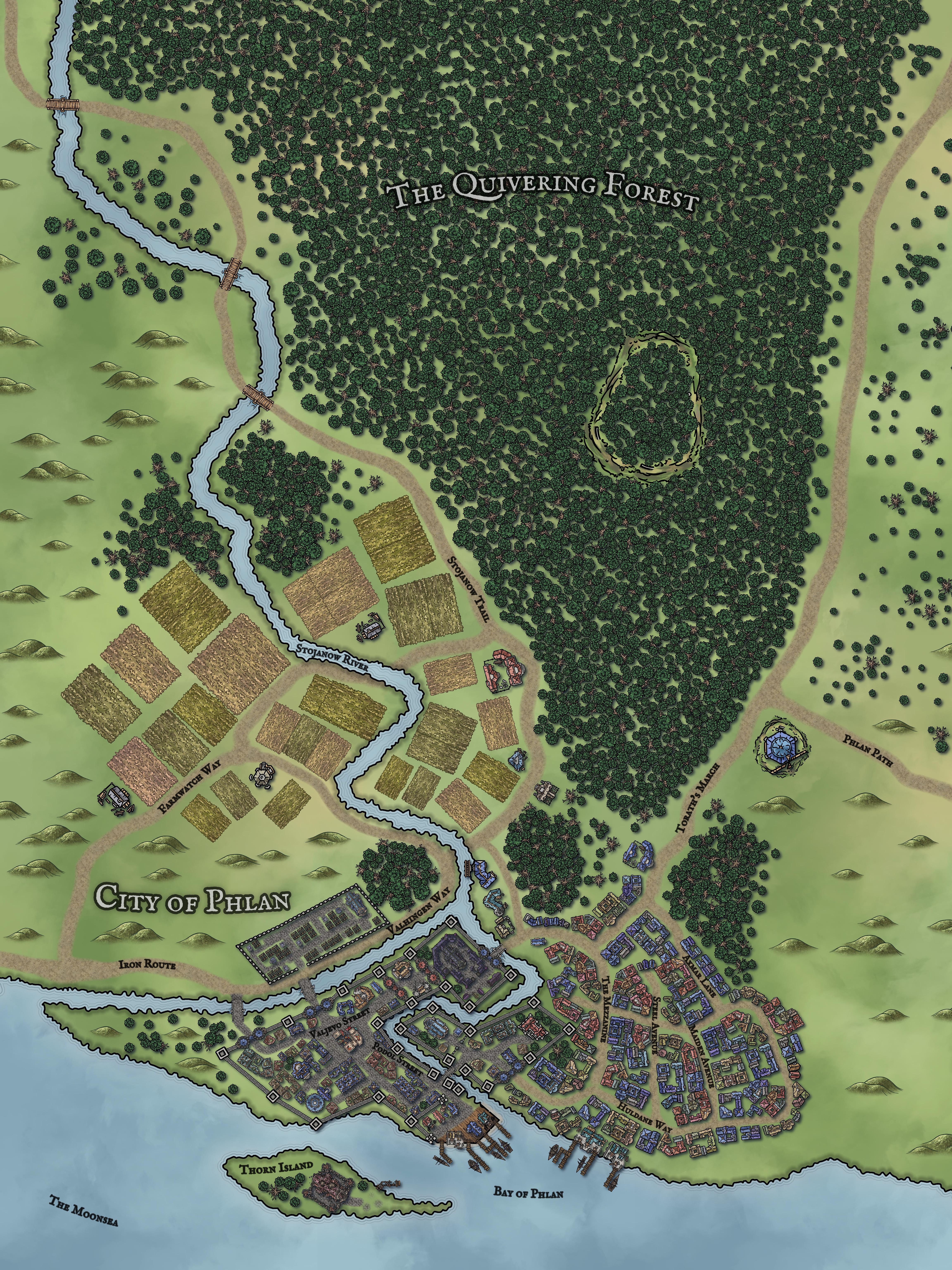 Карта Флана