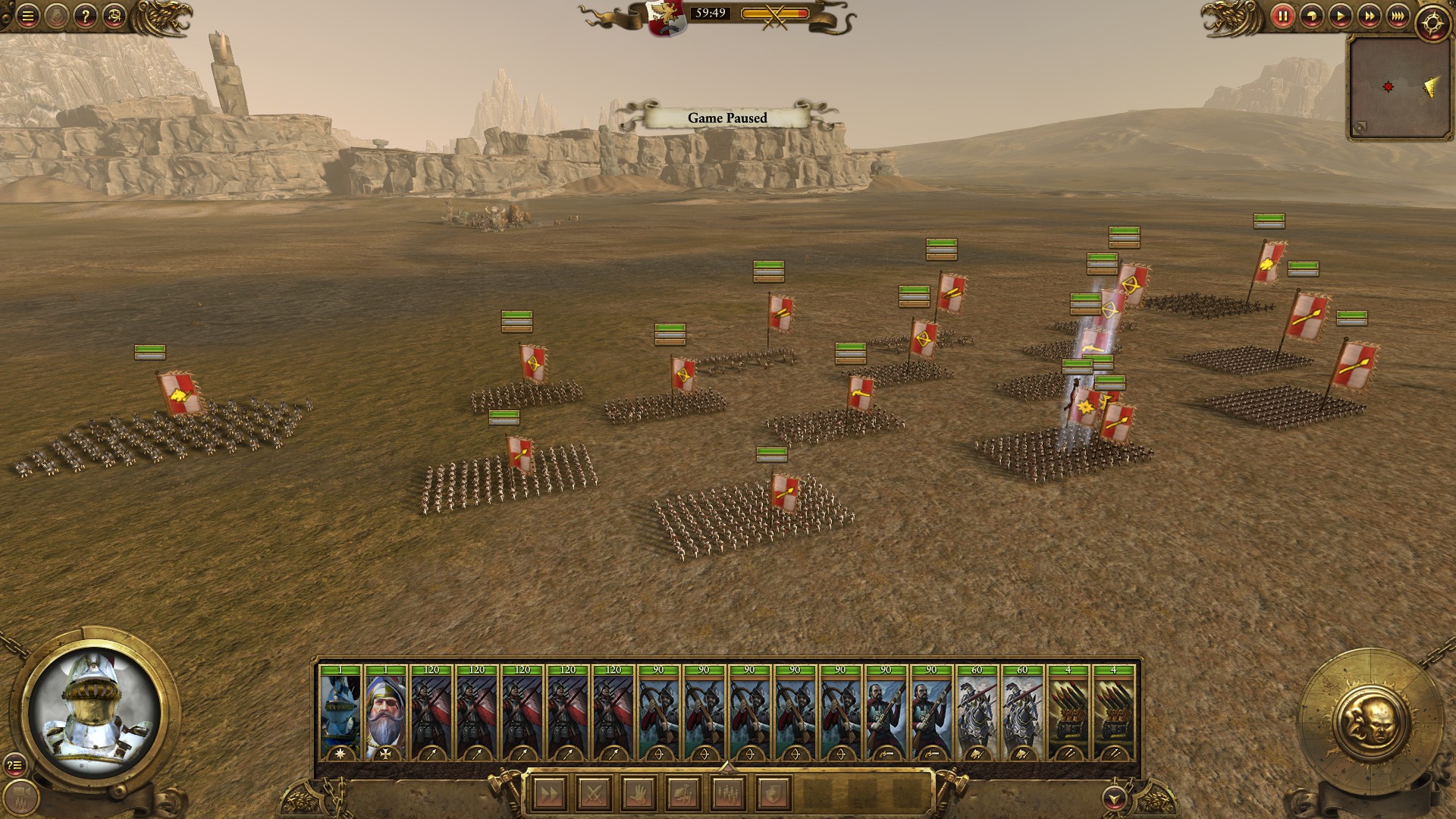 Плотная «шахматная доска» в Total War: Warhammer II